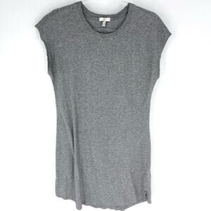 Joie Lamisa Cap Sleeve T-Shirt Dress Heather Grey Medium